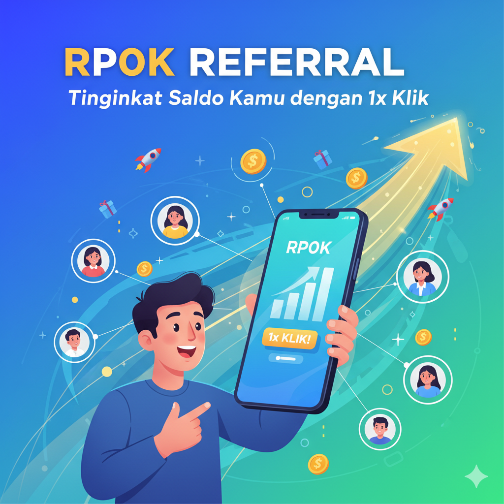 RP0K REFERRAL RPOK Tingkatkan Saldo Kamu